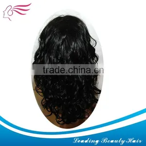 Slky Soft Curly Brazilian Remy Hair Full Lace Wig thumbnail-1