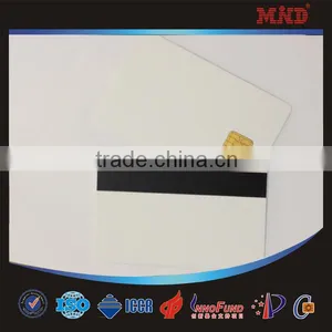 MDC277 PVC Contact Smart IC Card With 4442 Chip+magnetic Stripe,3-tracks,HiCo Quality Choice thumbnail-1