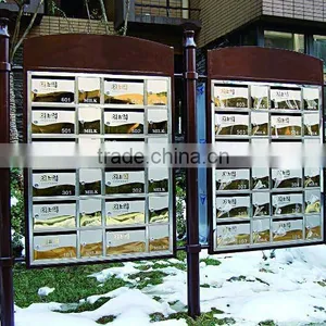 Free Standing Stainless Steel Mailbox thumbnail-1