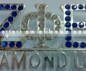Zeta PHI Beta LEGAC Crystal Lapel Pin Diamond Lift Brooch Pin thumbnail-2