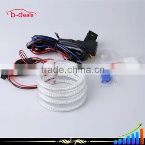 B-deals 4*106mm Super Bright Full Size Smd Angel Eyes for E46 Cabrio/ Coupe 2D(04+) thumbnail-1