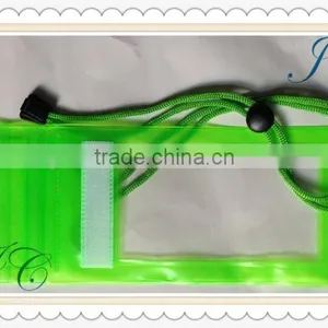 Fashion Colorful PVC Plastic Mobile Phone Waterproof Bag With String for Promotion thumbnail-3