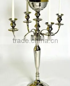 Aluminum Candelabra With 4 Branches thumbnail-1