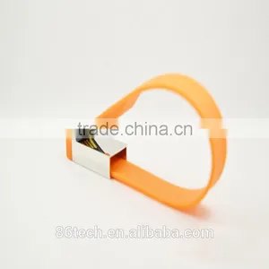 Best Selling Wrist Band Bracelet Wearable Usb Flash Drive thumbnail-4
