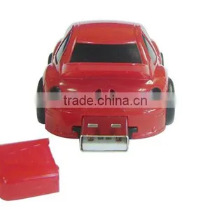 Plastic Micro Car Shaped Drive Usb 2.0 Red Yellow Blue Color thumbnail-3