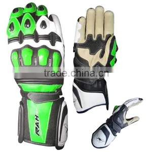 Full Racers Custom Motorbike Leather Gloves thumbnail-3