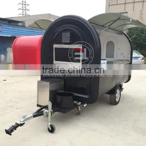 Used Food Trucks Black Mobile Food Trailer Food Truck Multi-functional Mobile Food Trucks Mobile Food Carts Can be Customized thumbnail-1
