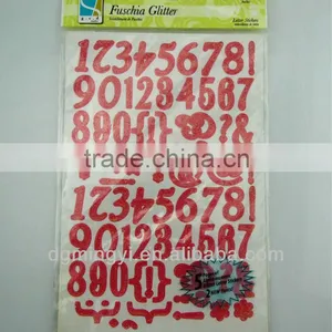 Custom Glitter Alphabet Numbers thumbnail-1