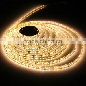 3528 5m 500cm Warm White 600 LED SMD Flexible Light Strip Lamp Waterproof DC 12V thumbnail-1