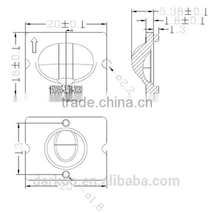 Outdoor Lighting Integrate Streetlight Plastic Lens DK150*60-3.5H-5050 thumbnail-2