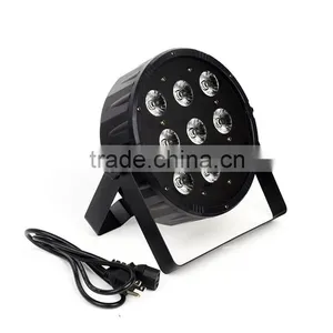 9 x 10W LED Par Light RGBW PAR 64 90W DMX512 Slim Effect DJ Stage Lighting thumbnail-2