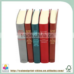 Chinese High Quality Color Book With Novel Handmade Leather Book Cover thumbnail-4