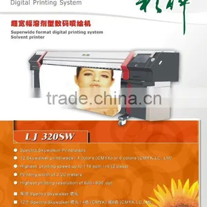 Solvent Printer on Spectra Skywalker Printheads 3,2m Wide LJ320SW thumbnail-1