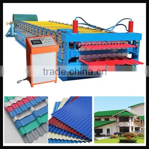 R Panel Machine Ag Panel Corrugated Panel Curving Machine Roll Forming Machine thumbnail-1