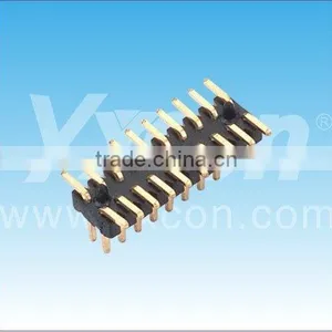 1.0mm Pitch Dual Row SMD With Locating Pegs Male PCB Connector thumbnail-1