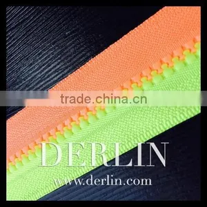 Safety Road Wear Shiny Reflective Neon Plastic Zipper thumbnail-2