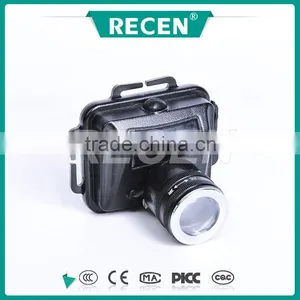 IP65 3w Alloy Material Anti-rain Rechargeable Explosion Proof Headlamp for Camping thumbnail-1
