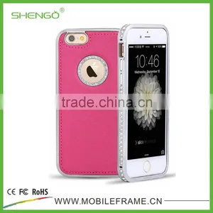 Shengo Crystal With PU Leather Case for IPhone 6 thumbnail-4