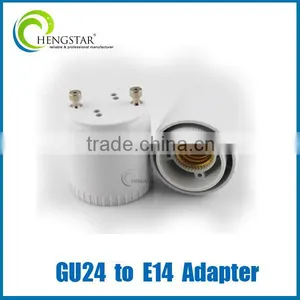 Ceramic Lamp Adapter GU24,GU10,E27,E14,E12, Gu24 to E14 Adapter thumbnail-1