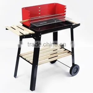 Large Square Pully Indoor Charcoal Bbq Grill thumbnail-2