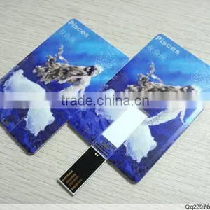 The Thinnest Credit Card Usb Flash Drive 8gb With Flip Chipset thumbnail-3