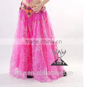 Fansy Golden Stage Performance Use Belly Dance Gypsy Skirt thumbnail-5