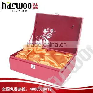 Hinged Paper Wine Bottle Box for Sale thumbnail-1