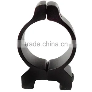 1" 25.4mm Ring Low Profile Mount Fit 20mm Rail For Rifle Scope Flashlight thumbnail-1