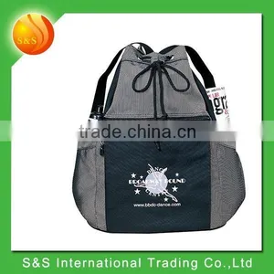 2015 New Design Sport Drawstring Backpack With Two Open Side Pocket thumbnail-3