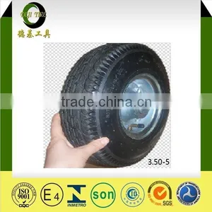 HIGH QUALITY CHEAP PRICE AIR WHEEL With STEEL RIM 3.50-5 thumbnail-2