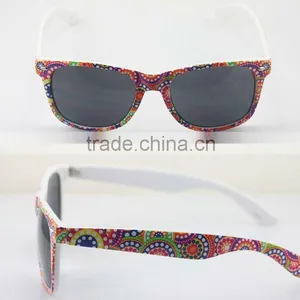 Frame Printed Fashion Women Sunglasses thumbnail-1
