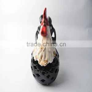 Cock Design Ceramic Candle Holder&2 thumbnail-2