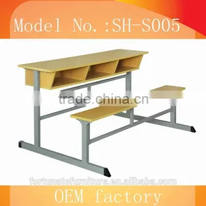 3 Person School Bench thumbnail-1