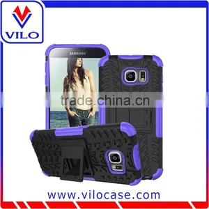 New Arriving Dual Layer Hybrid Case With Kickstand for Samsung Galaxy S6 thumbnail-4