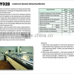 3-m Ball Leadscrew Dynamic Measuring Macnine Using Twin Heterodyne Laser Interferometric Control thumbnail-1