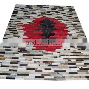 Hair-On Cowhide Leather Carpet PL-345 thumbnail-1