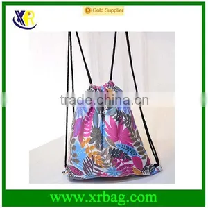 Custom Durable Full Print Cotton Drawstring Backpack Bag thumbnail-5