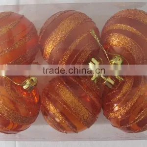 Painted Plastic Christmas Transparent Ball thumbnail-5