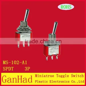 Mini Toggle Switch 3-Way and 2-way ON OFF ON thumbnail-1