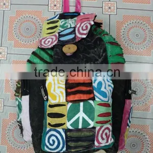 Peace Sign Bags 2014 From India Backpack Model thumbnail-1