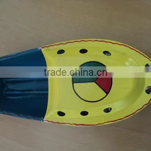 Tin Toys Boats New Hand Painted Peace thumbnail-1