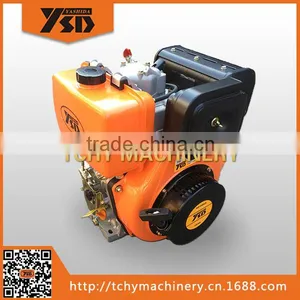YASHIDA 186F 10HP Single Cylinder Air Cooled Diesel Engine Light Vertical Type Recoil Starting thumbnail-1
