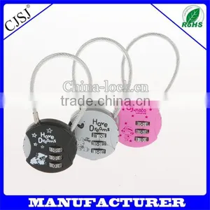 2015 New Design Combination Cable Case Lock thumbnail-1
