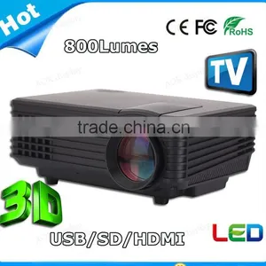 Support 1920*1080 Cheap Home Theater Digital Video Portable Game HD 1080P LCD Mini 3D LED The Projector/ Projetor/Proyector thumbnail-1