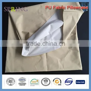 PU Coated Fabric Waterproof Pillow Shell Heat-seam for Hospital thumbnail-5