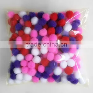 Factory Supply Colorful Cute Polypropylene Pom Poms for Toys thumbnail-1