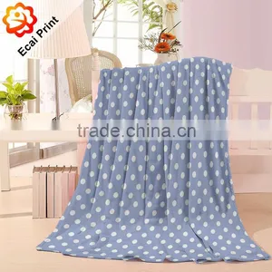 Wholesale Autumn Queen Size Sublimated Heat Transfer Printed Polar Fleece Blanket thumbnail-2