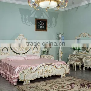 2016 Newest Design King Size Wood Double Bed Models for Bedroom thumbnail-2