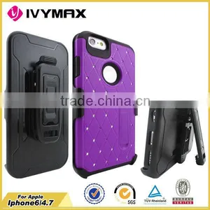 Wholesale Bling Stand Cellphone Case for Apple Iphone 6 4.7' thumbnail-3