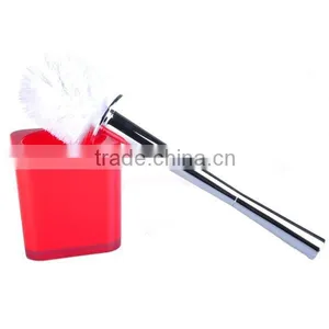 High Quality Plastic Toilet Brush With Holder thumbnail-1